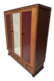 Art Deco Modernist Armoire or Wardrobe by J.J. Zijfers Amsterdam, 1920s